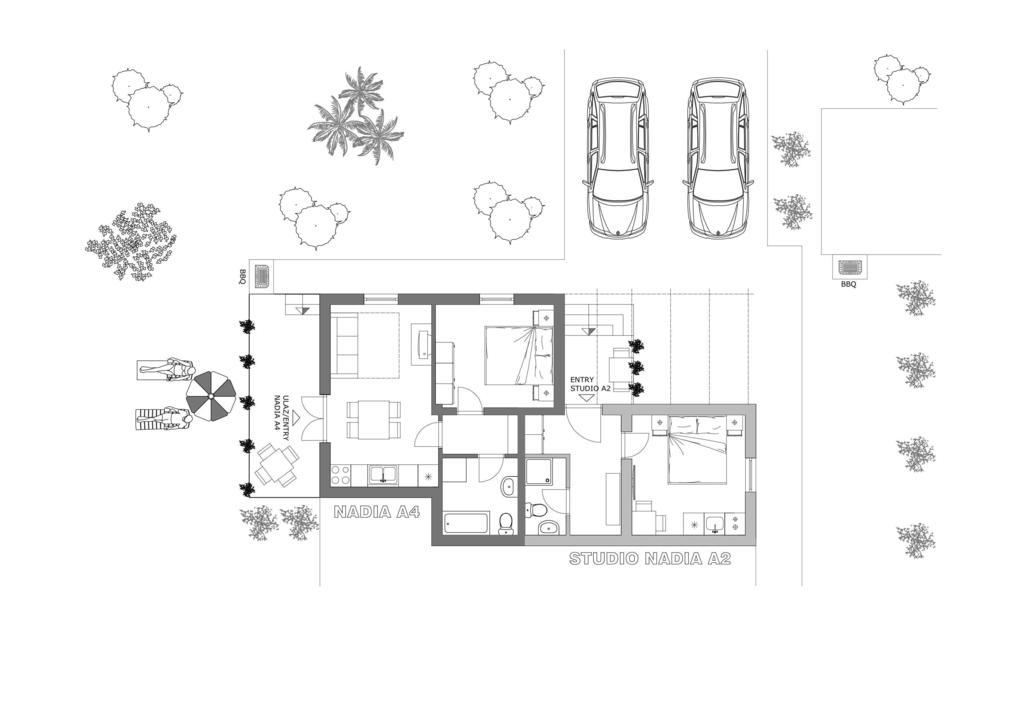 Studio And Apartment Nadia With Garden Poreč Habitación foto